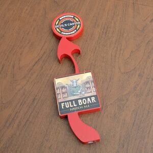 Devil's Canyon Brewing Company Beer Tap Handle   Scotch Ale Full Boar 10.5" tall